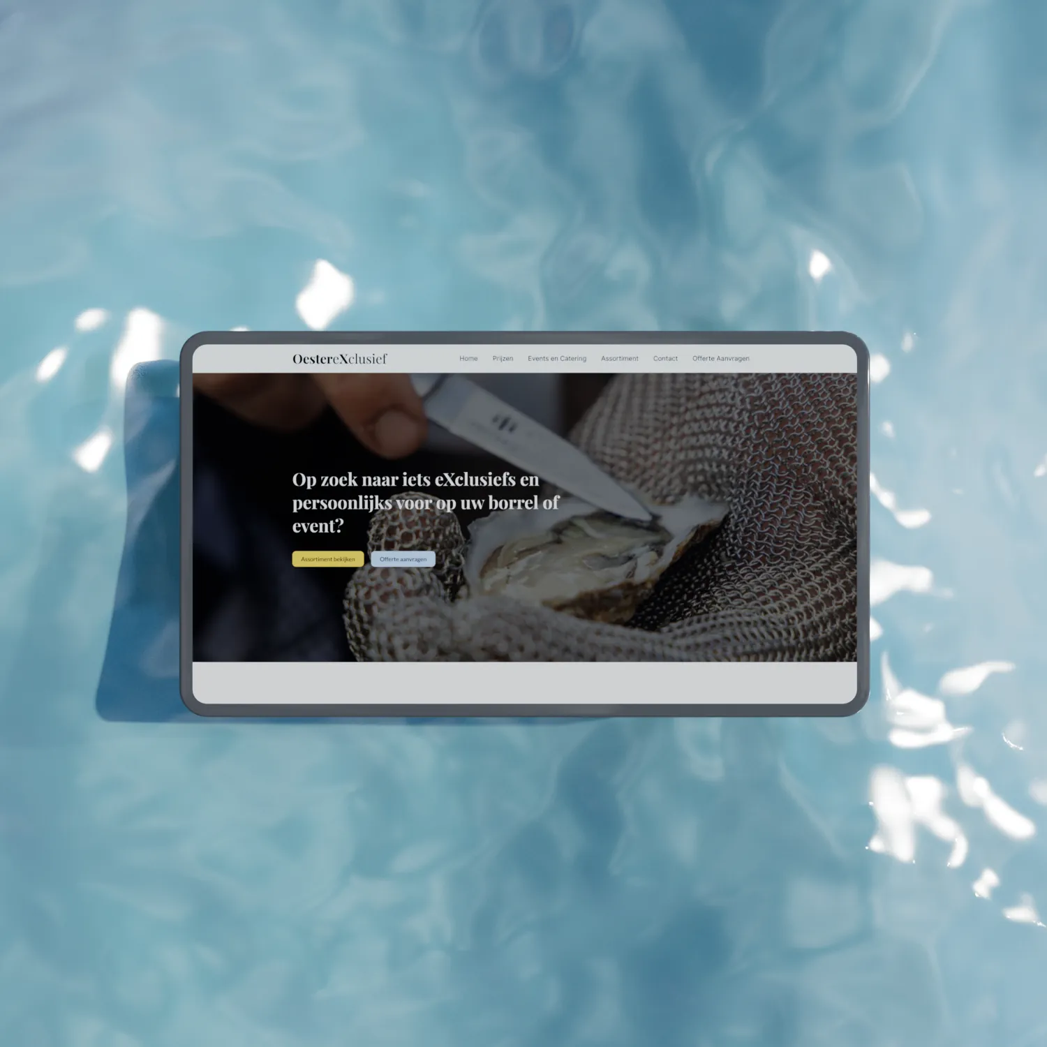 Preview of Oester eXclusief home pagina